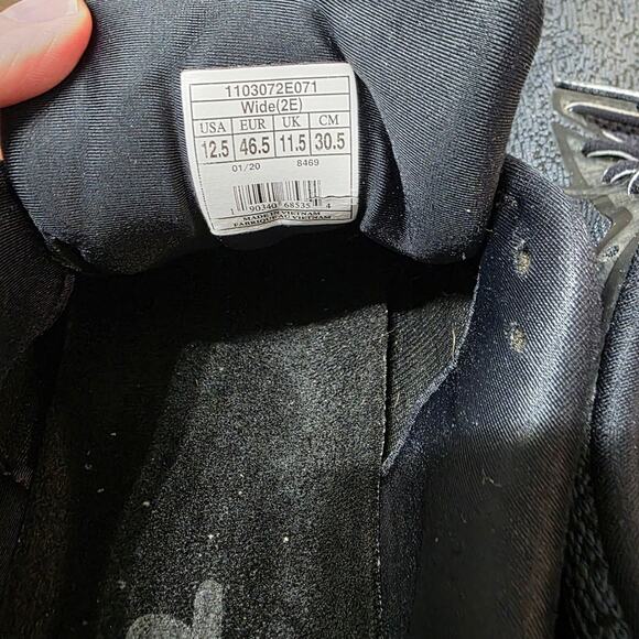 Brooks Adrenaline GTS 20 Men's 12.5 (2E Wide) Stability Running Shoes Black - Picture 4 of 4